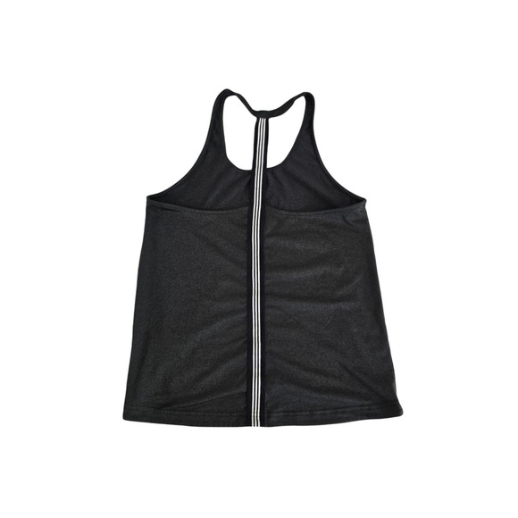 Adidas Womens Racerback Tank Top Size XS Training‎ Running Shirt Black 3 Stripes - Picture 2 of 7